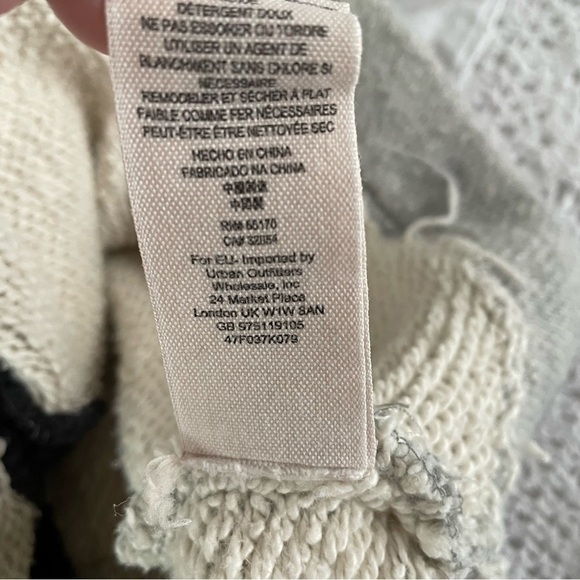 Free People XS Snow Angel Pullover Sweater bohemian high low - Picture 10 of 10